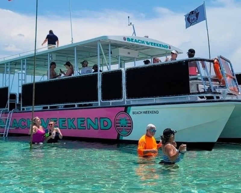 3-Hour Crab Island Cruise From Fort Walton Beach