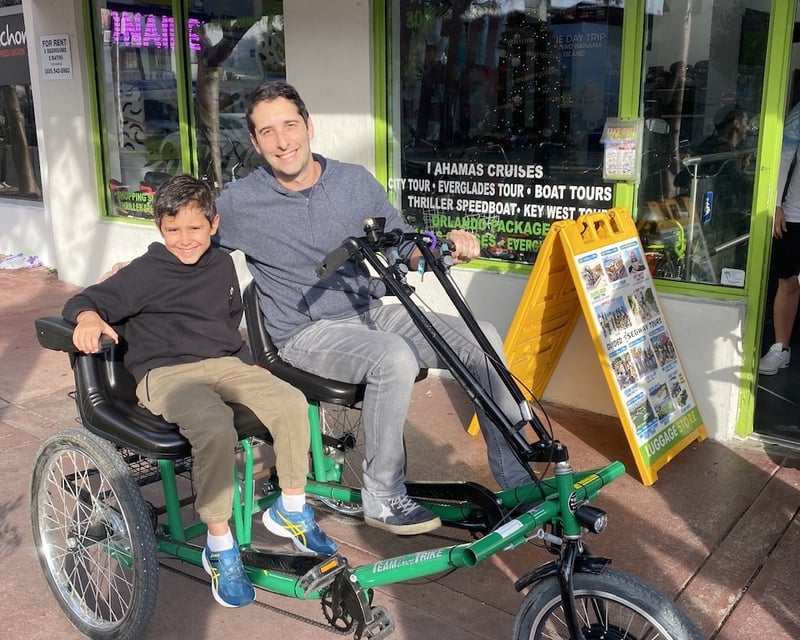 Side-By-Side E-Bike Rental in South Beach Miami