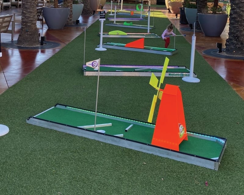 Mobile Mini Golf Rental for Parties & Weddings in Portland