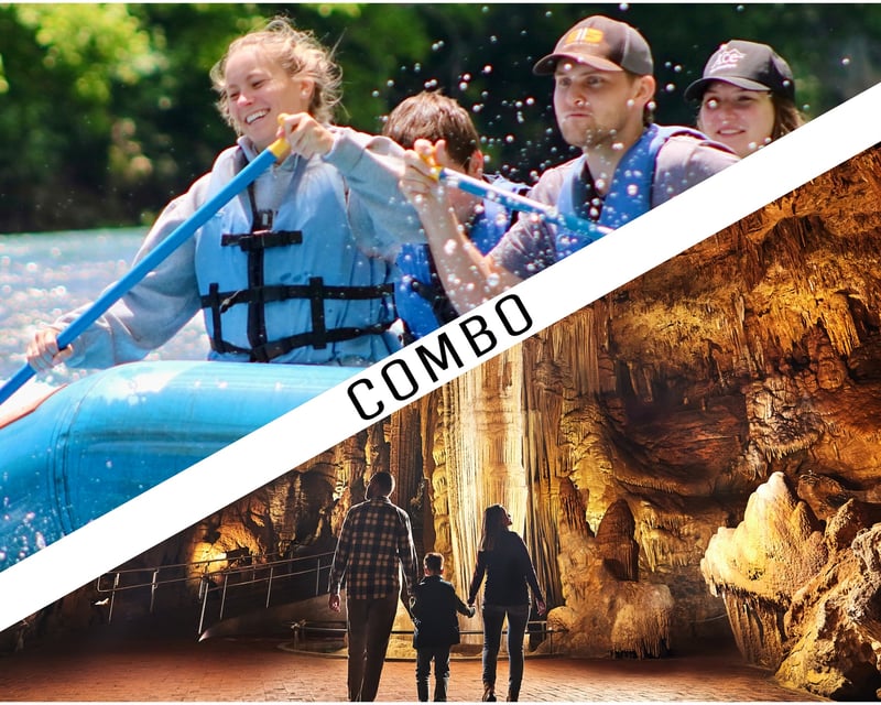 Shenandoah River Rafting & Luray Caverns Combo