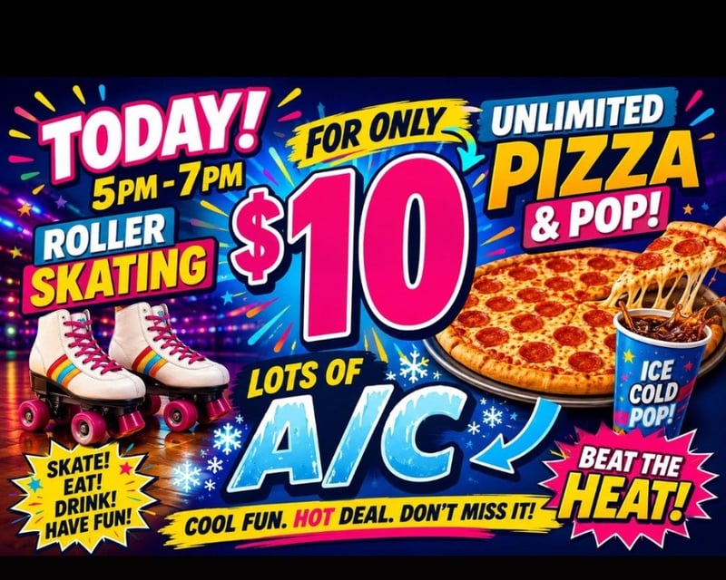 Pizza & Pop Skate Night in Kentwood
