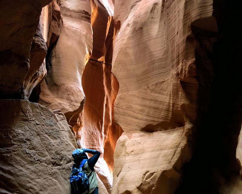 Wind Pebble Slot Canyon Hike & Navajo Ranch near Page