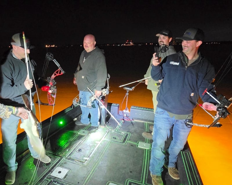 Night Bowfishing & Gigging Charter in Orange Beach