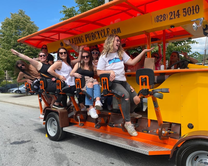 1.5-Hour Asheville Pedal Pub Tour