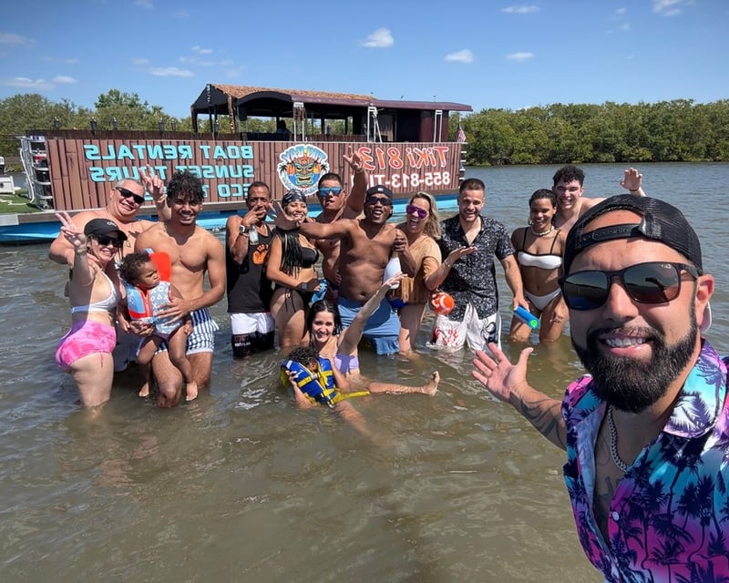 Tampa Bay Tiki Boat Sandbar Cruise