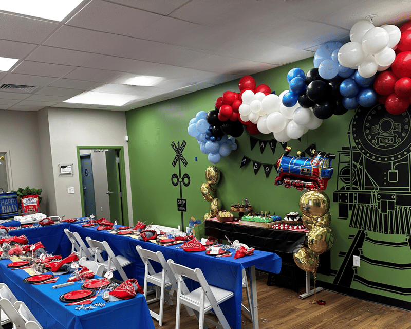 Model Railroad Museum Birthday Party in Gulfport