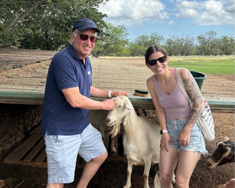 Adults-Only Goat Cuddling at Surfing Goat Dairy, Maui