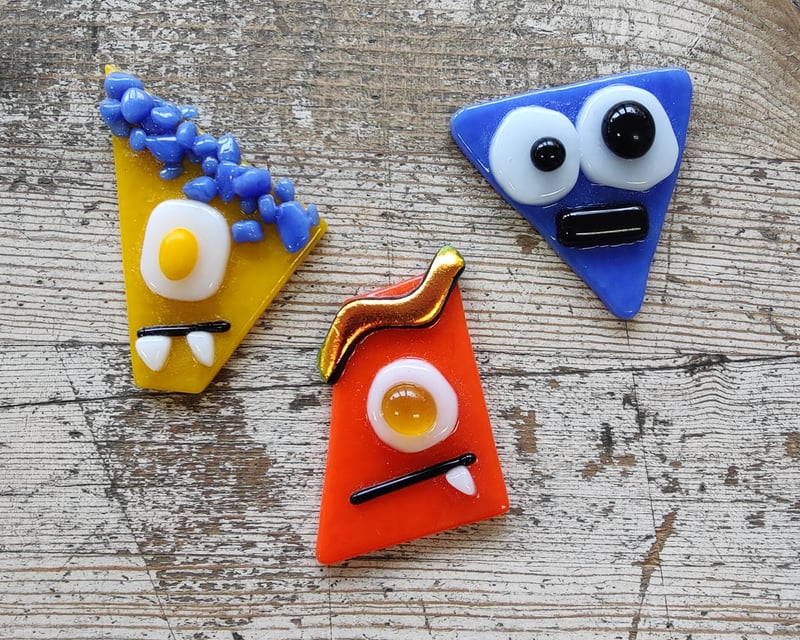 Fused Glass Monster Magnet Workshop in Lakewood