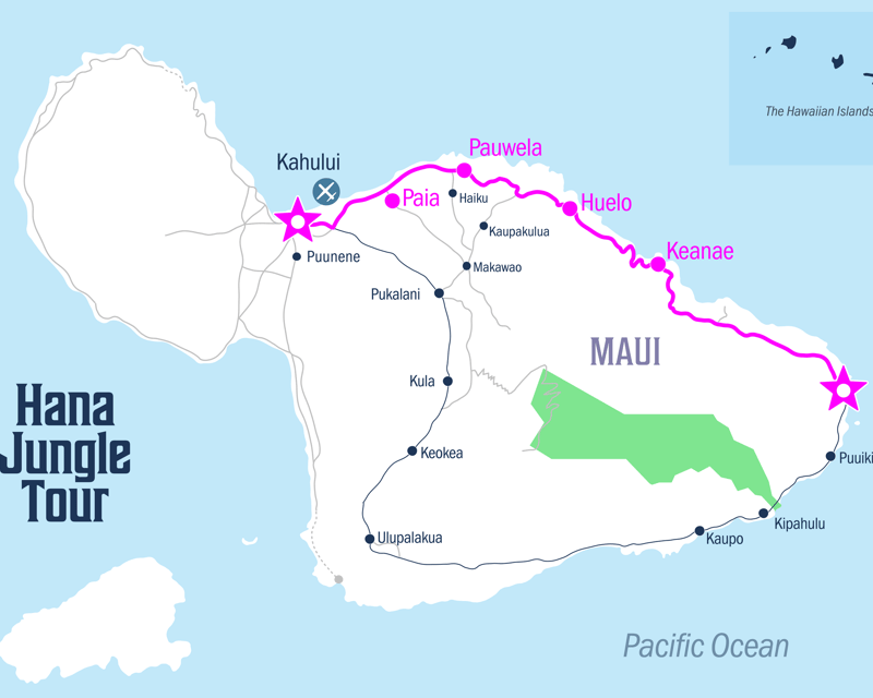 Private Road to Hana Waterfall Tour on Maui