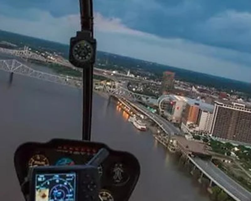 Ohio River Helicopter Tour in Cincinnati
