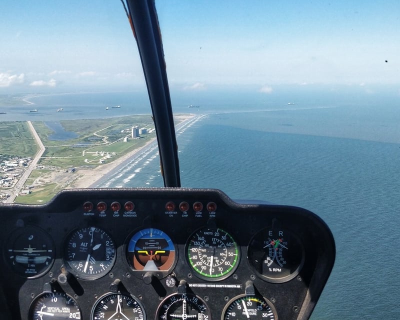 7-Mile Galveston Helicopter Tour