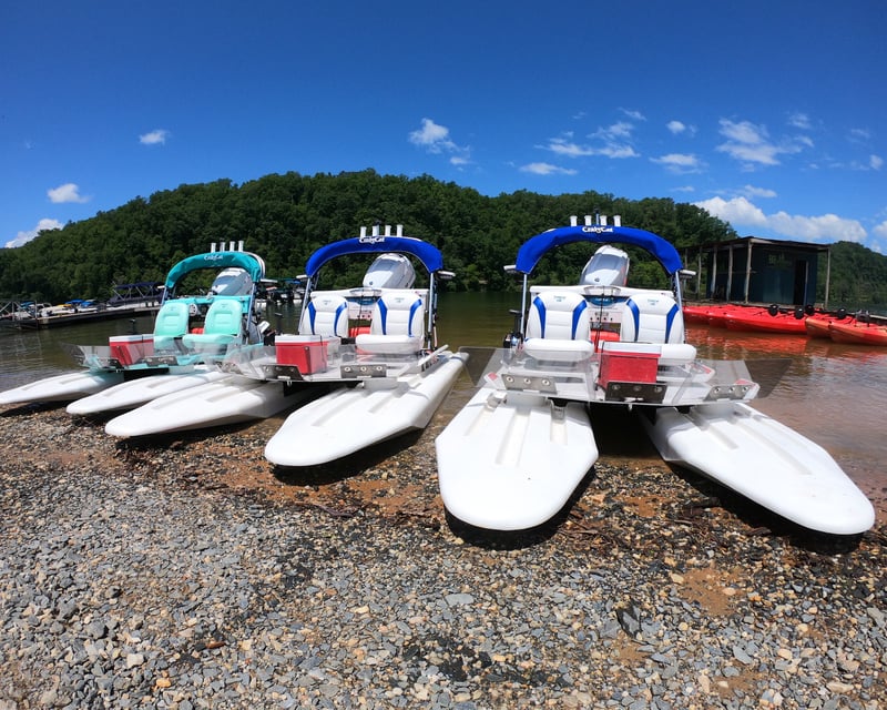 Craig Cat Catamaran Rental on Fontana Lake