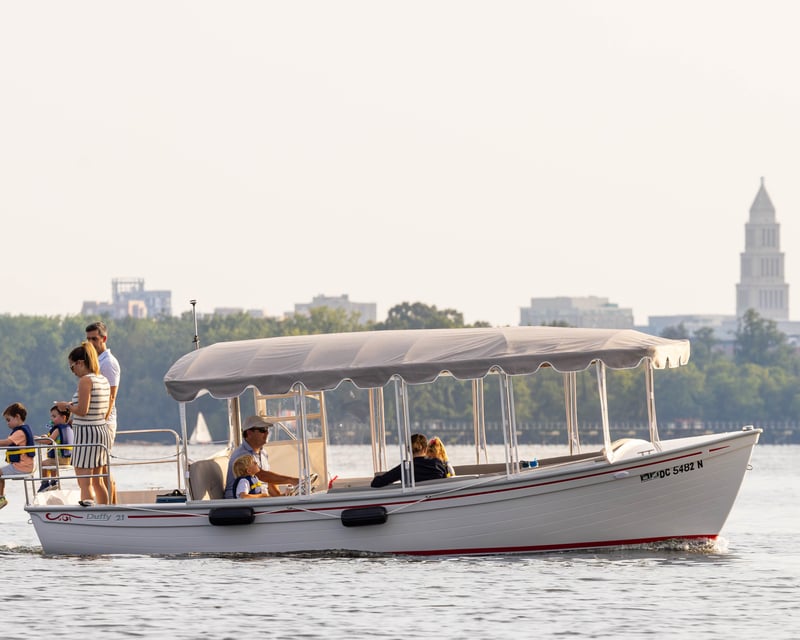 Self-Drive Duffy Boat Rental at The Wharf, Washington DC