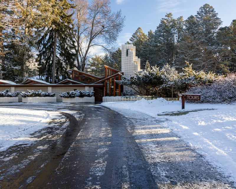 Alden B. Dow Home & Studio Christmas Tour in Midland