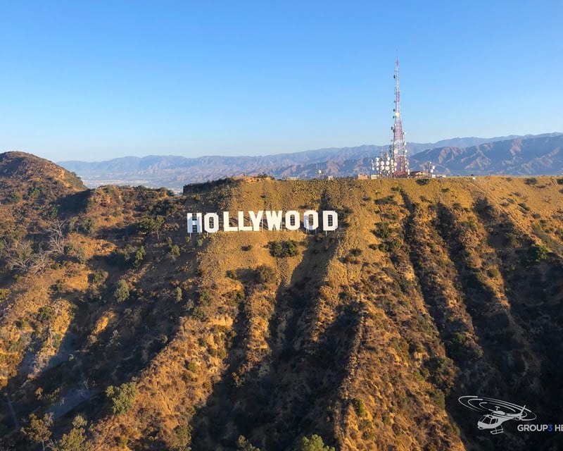 Hollywood Sign & Santa Monica Helicopter Tour in Los Angeles