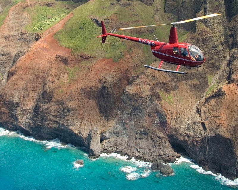 Private Kauai Helicopter Tour Over Na Pali Coast