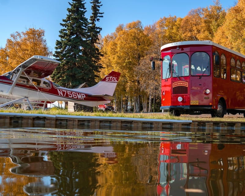 Explore Anchorage on a Guided Trolley City Tour