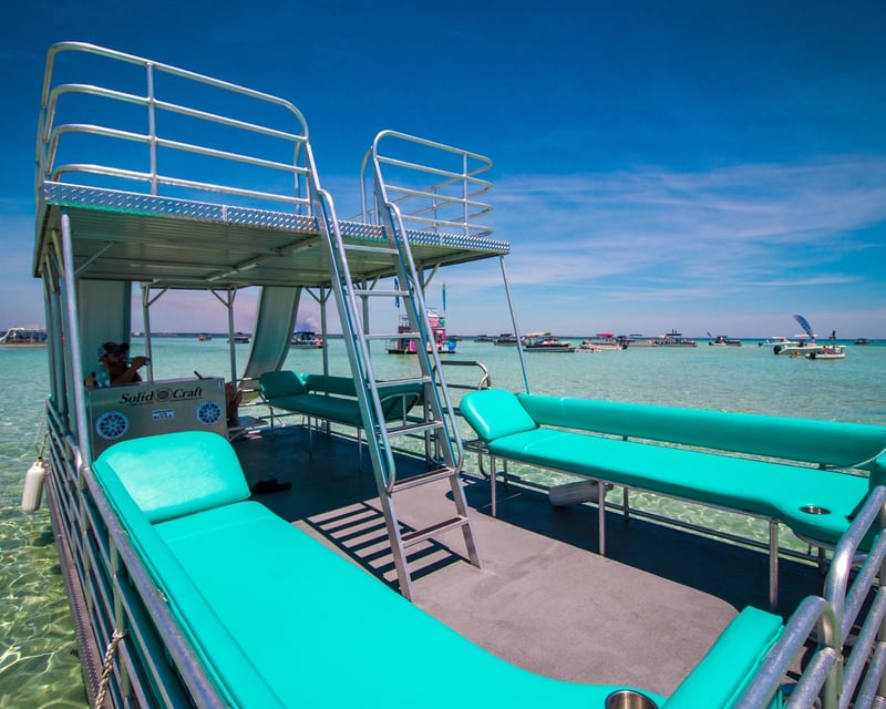 Fort Walton Beach Double-Decker Pontoon Rental with Slides