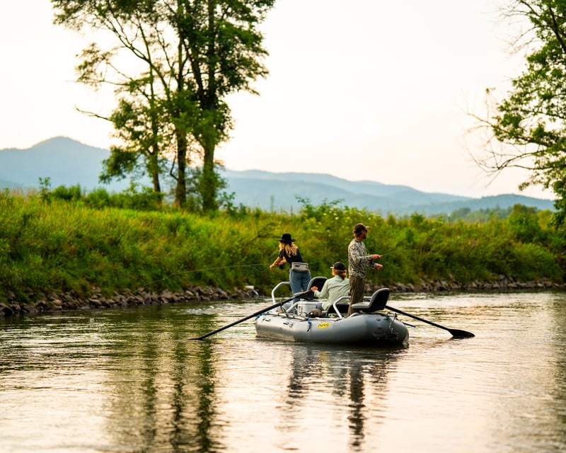 Guided Trout Fishing Float Trip in Rosman