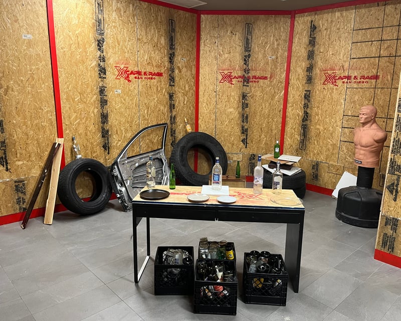 Private Rage Room Session in San Diego