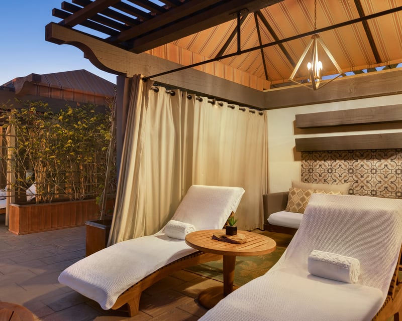 Spa Pool Cabana at Terranea Resort, Rancho Palos Verdes
