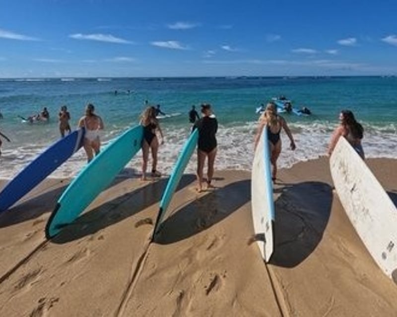 Private Group Surf Lesson in Waikiki