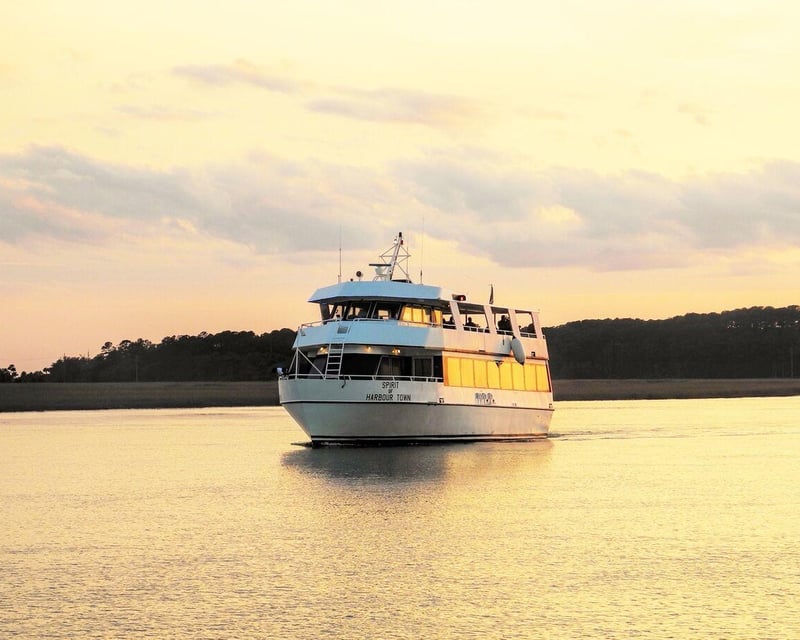 Open-Air Sunset Dinner Cruise on Hilton Head Island