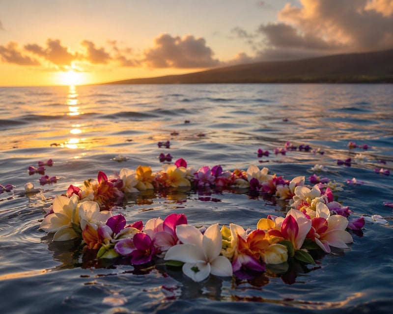 Private Memorial Ash Scattering at Sea in Kona