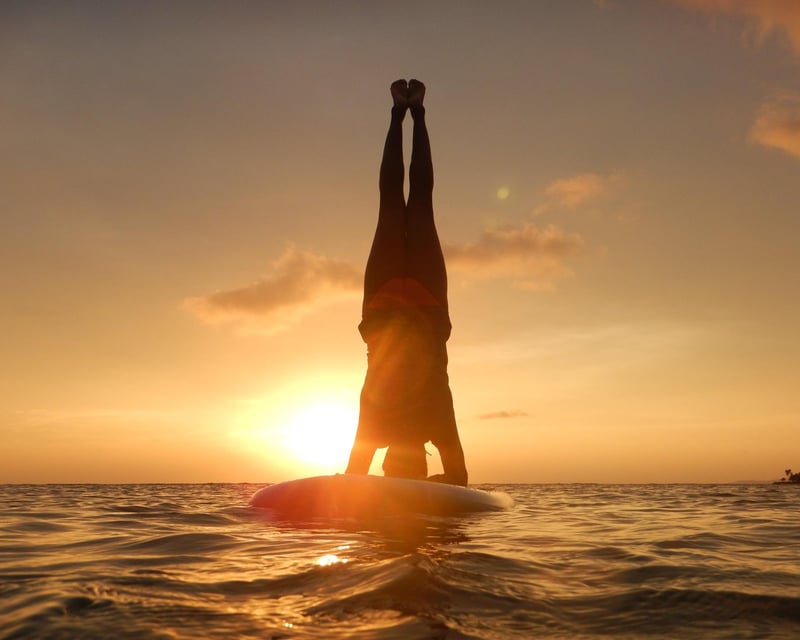 Sunset SUP Yoga Class at Ala Moana Beach Park