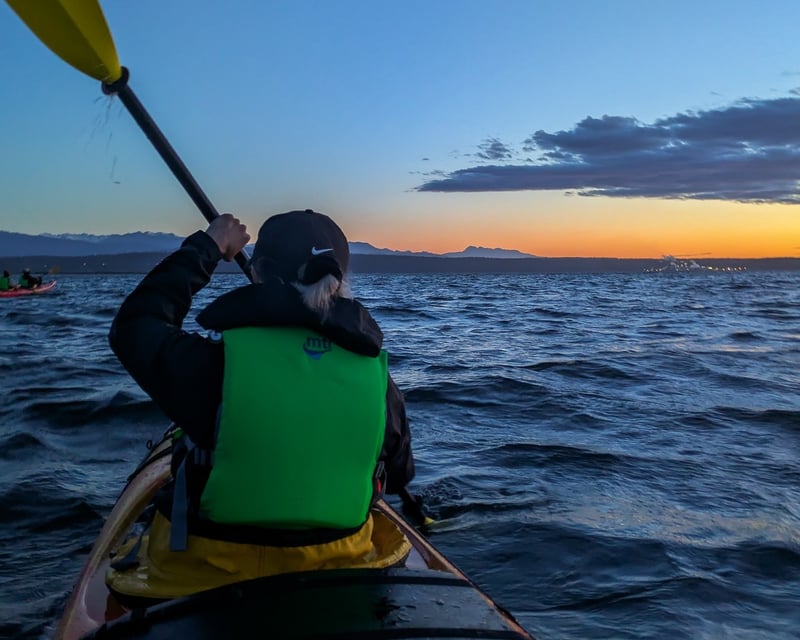 Sunset Kayak Tour Near Port Townsend
