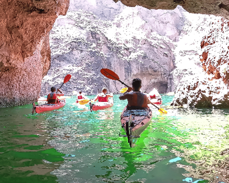 Private Emerald Cave Kayak Tour from Willow Beach