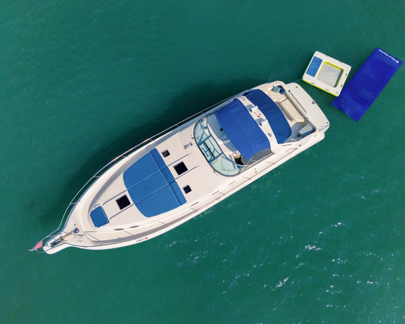 Cruise Miami at Night on a Private Yacht Charter