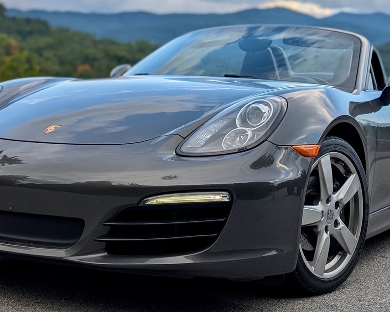 Porsche Boxster Convertible Rental on the Cherohala Skyway