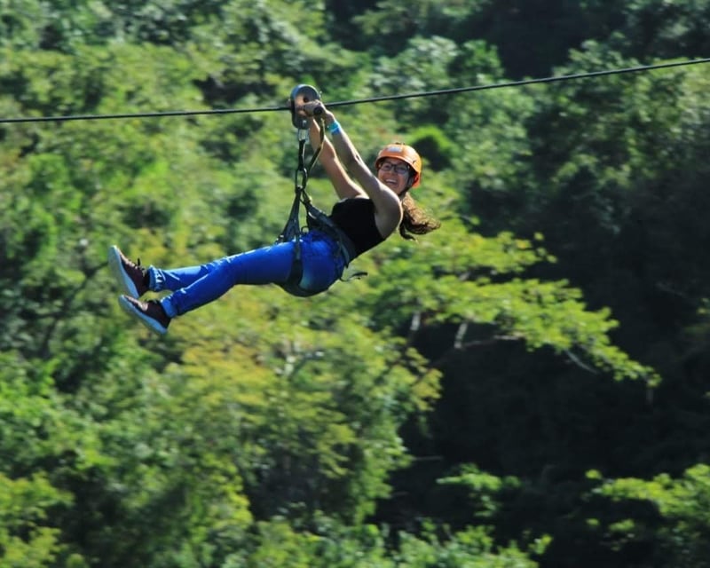 Zip Line Canopy Tour over Horcones River in Puerto Vallarta