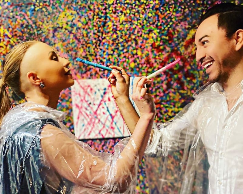 Plano Date Night Splatter Painting Class