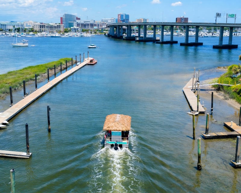 Cruise Charleston Harbor on a Tiki-Style Booze Cruise
