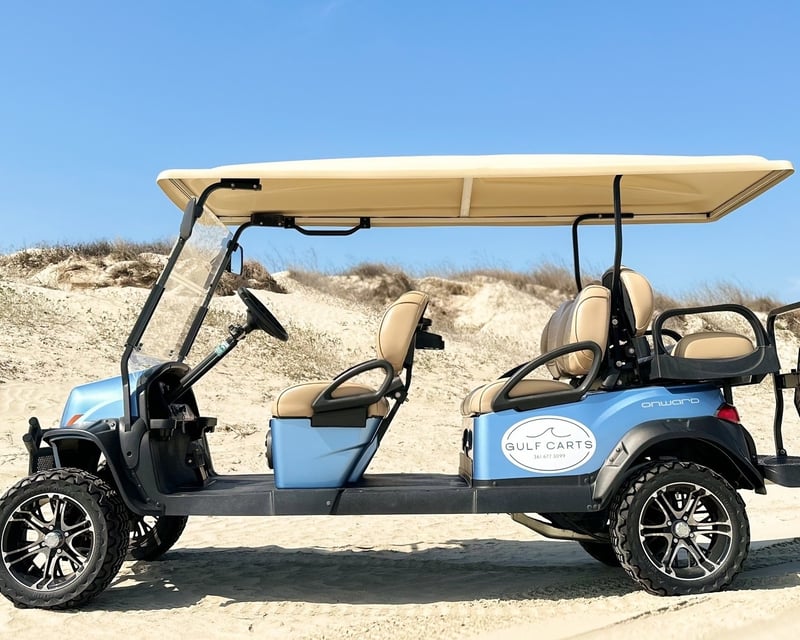 Lifted 6-Seat Golf Cart Rental in Port Aransas