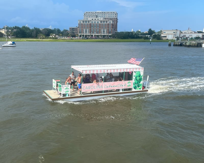 Private Charleston Harbor Cabana Boat Cruise