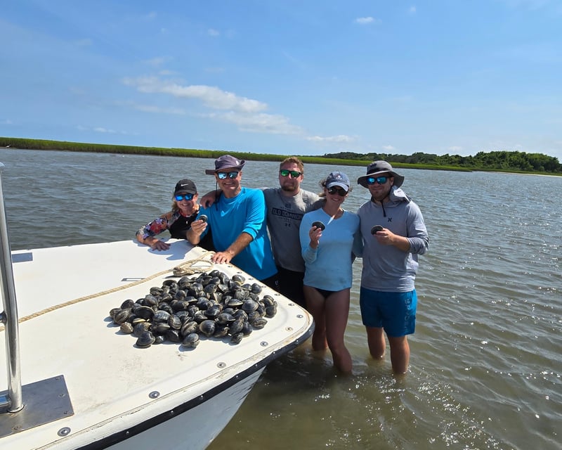 Private Clamming Charter in Carolina Beach
