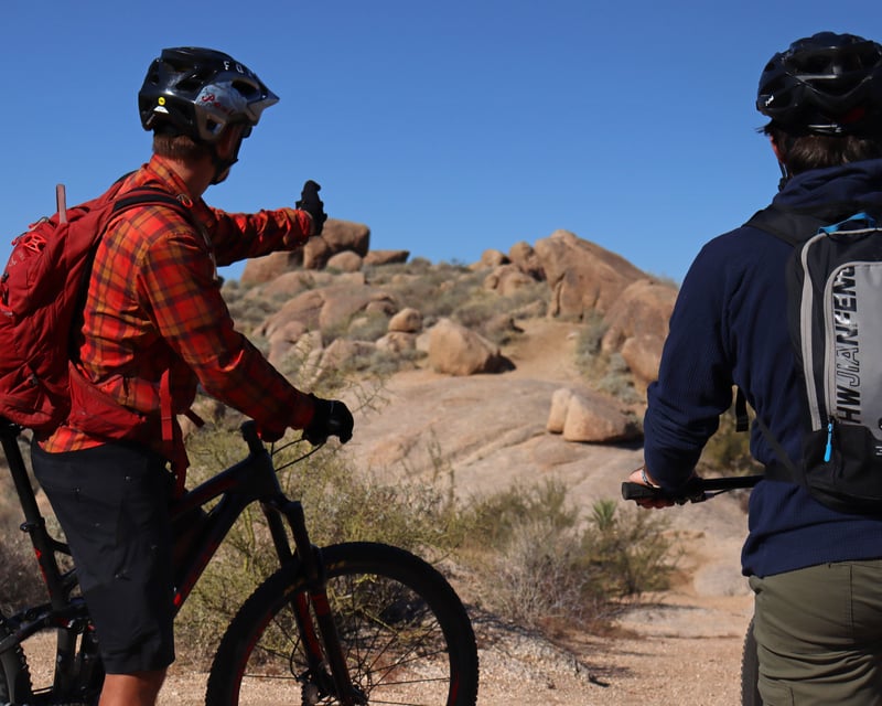 Private Sonoran Desert Mountain Bike Clinic in Scottsdale