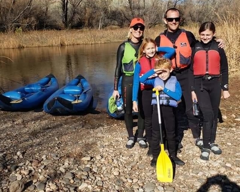 Winter Kayak Tour on the Verde River in Cottonwood