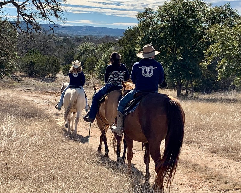Guided Horseback Ride on a Working Ranch Near Bandera