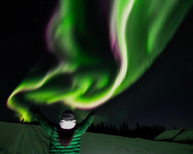 Fireside Northern Lights Viewing in Fairbanks
