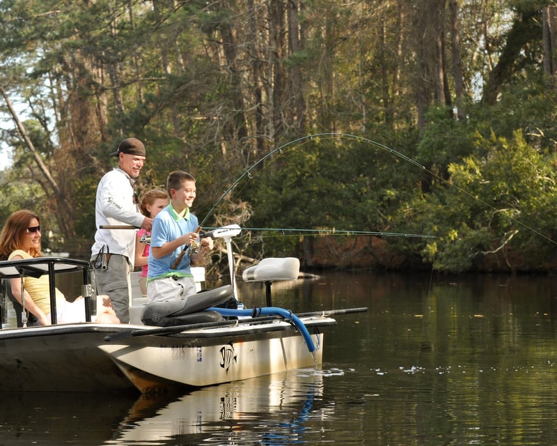 Palmetto Dunes Lagoon Fishing Charter on Hilton Head Island