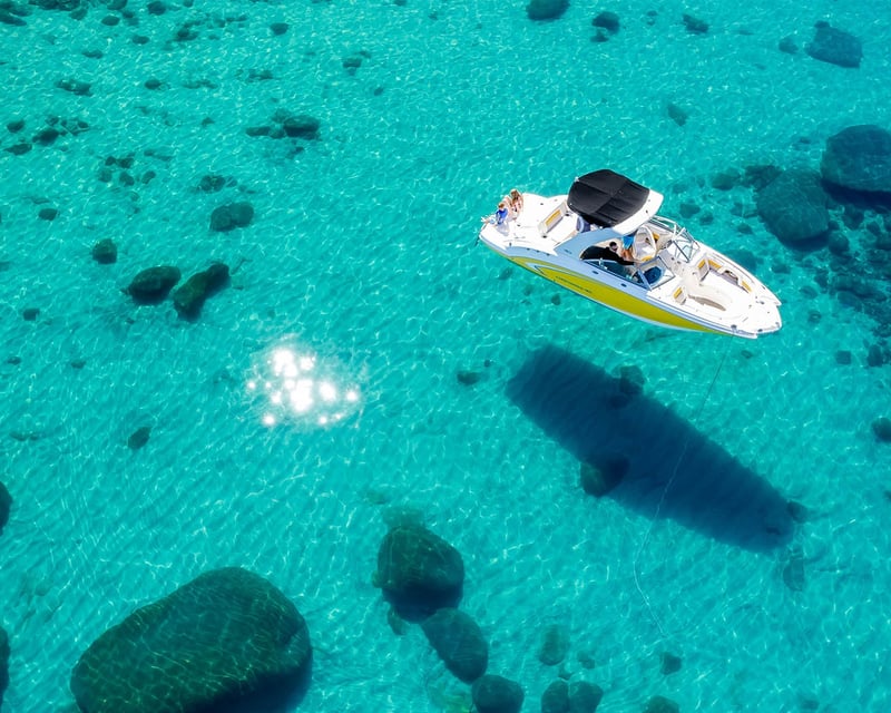 Clear Water Boat Charter on Lake Tahoe