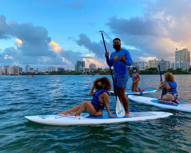 Sunset Kayak or Paddleboard Tour in Condado Lagoon