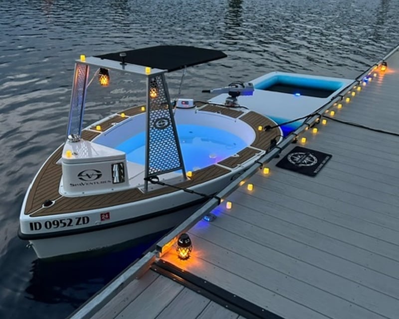 Coeur d'Alene Spa Boat & Cold Plunge Rental