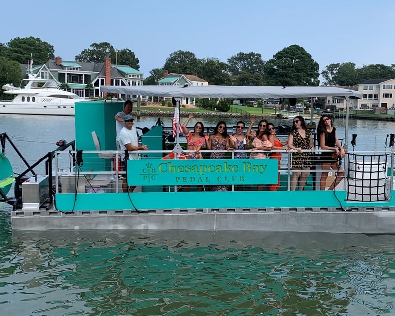 Shared Pedal Boat Party Cruise in Virginia Beach