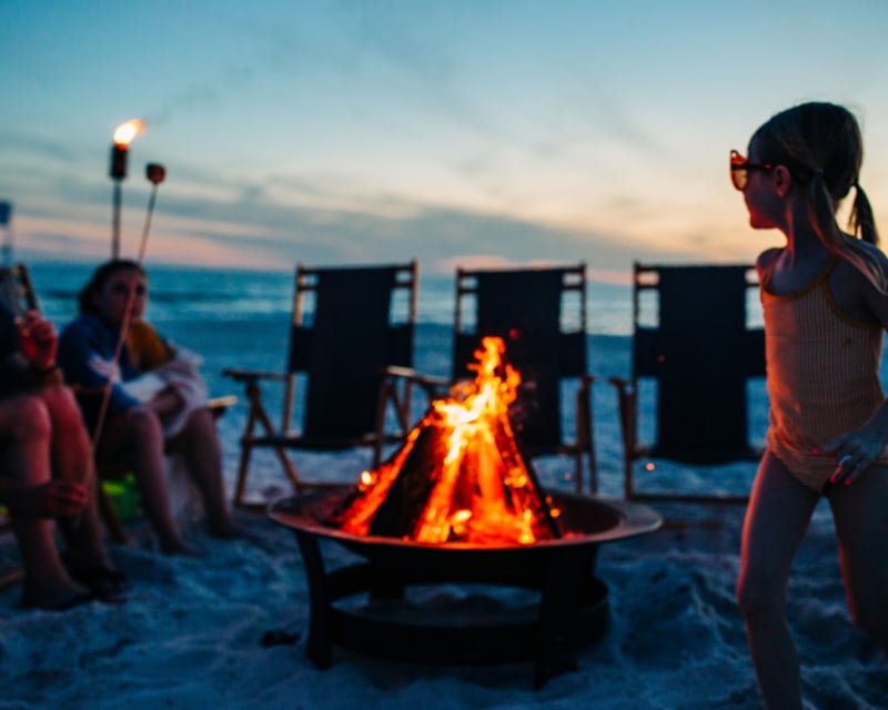Smokeless Fire Pit Beach Bonfire in Walton County