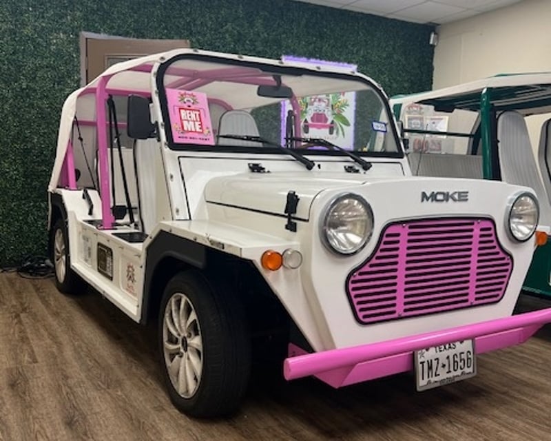 Drive an Electric Moke Rental in Galveston